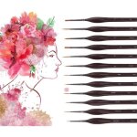 Netboat brosses de peinture ensemble 12pcs crochet ligne pen set pinceau miniature d�tail fineliner nail ...