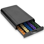 Netboat tiroir capsule de caf - rangement support pour dosette machine  caf nespresso - distributeur ...