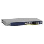 Netgear gs724tp - switch ethernet manageable 24 ports gigabit poe + 190w et 2x sfp - rackable