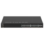 Netgear gsm4328 - switch ethernet manageable 24 ports gigabit poe + 648w 4x sfp + - rackable
