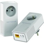 Netgear pack de 2 adaptateurs cpl 2000 mbit / s - 2 ports 10 / 100 / 1000 rj45 - avec prise intégrée ... Netgear pack de 2 adaptateurs cpl 2000 mbit / s - 2 ports 10 / 100 / 1000 rj45 - avec prise intégrée ...