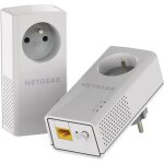Netgear plp1000 pack de 2 prises cpl 1000 mbps avec prise filtrée et port gigabit Netgear plp1000 pack de 2 prises cpl 1000 mbps avec prise filtrée et port gigabit