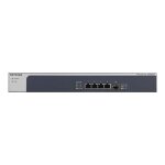 Switch non manageable - netgear - prosafe xs505m - 4 ports 10 go - boitier métal - silencieux Switch non manageable - netgear - prosafe xs505m - 4 ports 10 go - boitier métal - silencieux