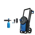 Nettoyeur haute pression excellent 170 - 10 bleu / noir - nilfisk - 2 100 watts - avec enrouleur de tuyau ... Nettoyeur haute pression excellent 170 - 10 bleu / noir - nilfisk - 2 100 watts - avec enrouleur de tuyau ...