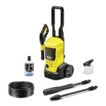 Nettoyeur haute pression karcher k 4 fj - pression 130 bar - d�bit 420 l / h - canon � mousse