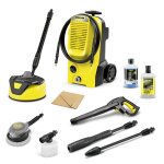 Nettoyeur haute pression karcher k 5 classic car& home - 145 bars - brosse terrasse - brosse rotative ...