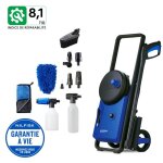 Nettoyeur haute pression nilfisk core 150 - 10 powercontrol luxury car wash 150 bar - bleu / noir