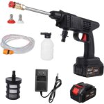 Nettoyeur haute pression sans fil 30bar 36v nettoyeur haute pression portable une batterie (us) prerryia ...