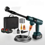 Nettoyeur haute pression - sans fil - 3500w - 200 bar - 6 en 1 - 2 batteries et accessoires