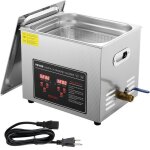 Nettoyeur  ultrasons 10l - vevor - bac ultrasons numrique avec chauffage minuterie