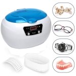 Nettoyeur à ultrasons600ml appareil nettoyage domestique bijoux réservoir automatique pour nettoyer cd ... Nettoyeur à ultrasons600ml appareil nettoyage domestique bijoux réservoir automatique pour nettoyer cd ...