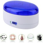 Nettoyeur à ultrason - outad - machine de nettoyage - 20 watts - 600 ml - bleu et blanc Nettoyeur à ultrason - outad - machine de nettoyage - 20 watts - 600 ml - bleu et blanc