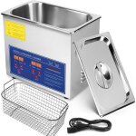 Nettoyeur ultrasons professionnel vevor 3l - chauffage nettoyage ultrasonique avec panier
