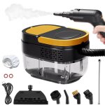 Nettoyeur vapeur  main portable - haute pression - 2500w - nettoyeur vapeur 1500ml pour cuisine / salle ...