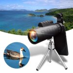 Neufu 50x hd zoom télescope vision nocturne monoculaire + clip + trépied pour téléphone portable Neufu 50x hd zoom télescope vision nocturne monoculaire + clip + trépied pour téléphone portable
