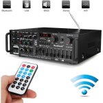 Neufu 800w 4 ohm 2ch eq bluetooth stereo amplificateur num�rique support usb disk / sd maison 220v