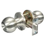 Neufu kit serrure de poign�e bouton de porte s�curit� billes rondes pour salle de bain maison canal