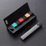 Neufu lcd boite de chargeur portable banque de puissance 1200mah 3 pods pour juul noir Neufu lcd boite de chargeur portable banque de puissance 1200mah 3 pods pour juul noir