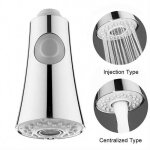 Robinet cuisine - neufu - douchette extensible - 2 jets - chrom� - �conomie deau