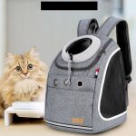 Neufu sac à dos pour animal chien chat en plein air sac de voyage transport exterieur gris Neufu sac à dos pour animal chien chat en plein air sac de voyage transport exterieur gris