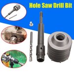 Neufu sds plus adaptateur 65mm scie - cloche trou perceuse foret bton ciment pierre mur