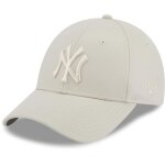 Casquette femme - new era - 9forty - simili cuir - new york yankees - stone