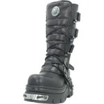 Chaussure new rock modle boot metallic - coleur noir