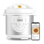 Newlux - cuiseur programmable blanc chef pot v170 6l avec voice 15 fonctions 1000w programmable 24h 4 ...