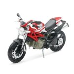 Miniature moto - new ray - ducati monster 796 - 1 / 12 - 17 cm - r�plique officielle