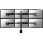 Newstar fpma - d700d6 - montage sur bureau pour 6 crans lcd - noir - taille dcran : 19 - 27