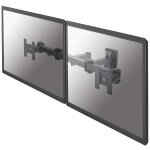 Support mural pour 2 crans lcd - newstar - fpma - w960d - noir - 10 - 27 - inclinable