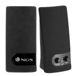 Ngs sb150 - haut - parleurs pour pc - avec fil - 2 voies - noir - 4w rms - 100 - 20000 hz
