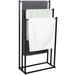 Niceey porte serviettes sur pied - en mtal  3 niveaux - gouttoir  serviettes pour salle de bain cuisine ...