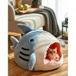 Niche pour chat petit chien interieur chaud lit moelleux nid de canapé avec coussin amovible lavable ... Niche pour chat petit chien interieur chaud lit moelleux nid de canapé avec coussin amovible lavable ...