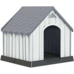 Niche pour chien en rsine - orion91 - 92x87x91cm - extrieur - blanc - polypropylne