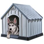 Niche pour chiens - salutuya - bd1417 - plastique - 92x87x91 cm - rsistance aux uv