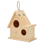 Nichoir en bois pour oiseaux sauvages - omabeta - maison doiseau pour balcon et jardin - poids 380g Nichoir en bois pour oiseaux sauvages - omabeta - maison doiseau pour balcon et jardin - poids 380g