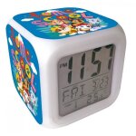 Nickelodeon rveil paw patrol digital led junior 8 cm blanc