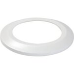 Nicoll rosace diamtre 100mm rtw pour pipe de wc