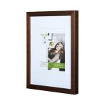 Cadre photo - nielsen - apollo - bois wenge - 297 x 21 cm - rectangulaire - contemporain