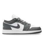 Nike air jordan 1 low (gs) chaussures pour enfant gris 553560 - 044