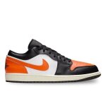 Nike air jordan 1 low (gs) chaussures pour enfant noir 553560 - 081