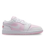 Nike air jordan 1 low (gs) chaussures pour enfant rose 553560 - 608 Nike air jordan 1 low (gs) chaussures pour enfant rose 553560 - 608