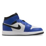 Nike air jordan 1 mid (gs) chaussures pour enfant bleu dq8423 - 402