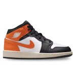 Nike air jordan 1 mid (gs) chaussures pour enfant orange dq8423 - 801