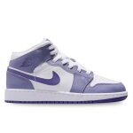 Nike air jordan 1 mid (gs) chaussures pour enfant violet dq8423 - 500