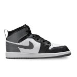 Chaussures enfant - nike - air jordan 1 mid (ps) - noir - lacets - plat Chaussures enfant - nike - air jordan 1 mid (ps) - noir - lacets - plat