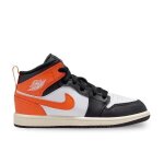 Nike air jordan 1 mid (ps) chaussures pour enfant orange dq8424 - 801