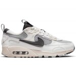 Chaussures femme nike air max 90 futura dz4708 - 001 - gris - lacets - textile