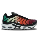 Baskets nike air max plus tn rainbow 43 - noir - lacets - homme